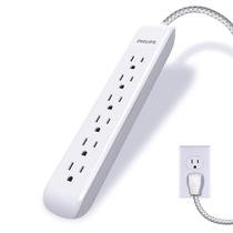 Protetor de sobretensão Power Strip Philips SPC3064WG/37 6-Outlet