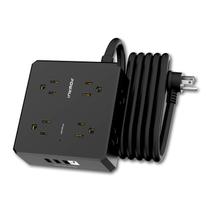 Protetor de sobretensão Power Strip POWRUI de 10 pés com 8 tomadas e 4 USB