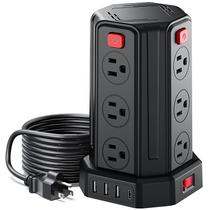 Protetor de sobretensão Power Strip SMALLRT 12 tomadas AC 4 USB 1 USB C