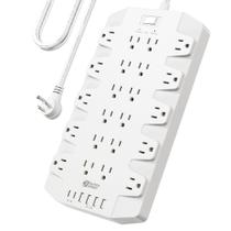 Protetor de sobretensão Power Strip SUPERDANNY 22 tomadas 2 USB-C 4 USB-A