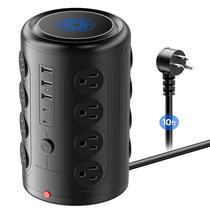 Protetor de sobretensão Power Strip TenTrend com 16 tomadas e 5 USB Protetor de sobretensão Power Strip TenTrend com 16 tomadas e 5 USB