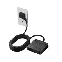 Protetor de sobretensão Power Strip TESSAN 6 tomadas 3 USB (1 USB C)