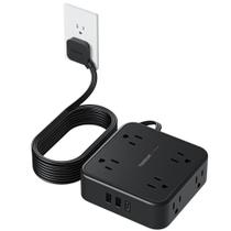 Protetor de sobretensão Power Strip TESSAN de 10 pés com 8 tomadas AC, 3 USB Protetor de sobretensão Power Strip TESSAN de 10 pés com 8 tomadas AC, 3 USB