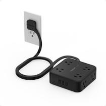 Protetor de sobretensão Power Strip TESSAN de 5 pés com 8 tomadas AC, 3 USB Protetor de sobretensão Power Strip TESSAN de 5 pés com 8 tomadas AC, 3 USB