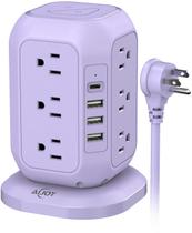 Protetor de sobretensão Power Strip Tower AiJoy 12 portas AC 4 USB Protetor de sobretensão Power Strip Tower AiJoy 12 portas AC 4 USB