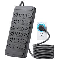 Protetor de sobretensão Power Strip TROND 24 AC Outlets 4000J 6 pés