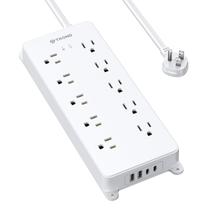Protetor de sobretensão Power Strip TROND 4000J 10 tomadas 4 USB