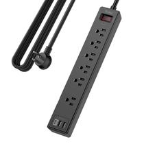 Protetor de sobretensão Power Strip Yintar de 15 pés com 6 tomadas AC, 3 USB Protetor de sobretensão Power Strip Yintar de 15 pés com 6 tomadas AC, 3 USB