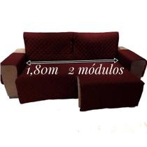 Protetor de sofá 1,80 2 módulos retrátil e reclinável