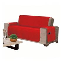 Protetor De Sofá 2 Lugares Impermeável Dupla Face