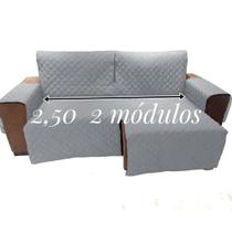 protetor de sofa assento 2,50 2 módulos retrátil e reclinável forrado(medida total do sofa 3,00 2modulos) protetor de sofa assento 2,50 2 módulos retrátil e reclinável forrado(medida total do sofa 3,00 2modulos)