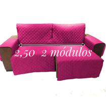protetor de sofa assento 2,50 2 módulos retrátil e reclinável forrado(medida total do sofa 3,00 2modulos) protetor de sofa assento 2,50 2 módulos retrátil e reclinável forrado(medida total do sofa 3,00 2modulos)