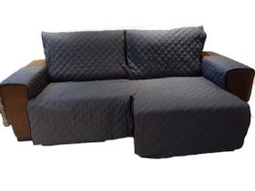 Protetor de sofá assento sem contar os braços 2,00 2 modulos retrátil e reclinável forrado e com fixador no encosto chum