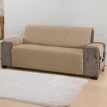 Protetor de Sofá Classic 4 Lugares Padrão Cáqui