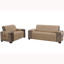 Protetor De Sofá Classic Padrão 2 E 3 Lugares C/ Bolsos Matelado Protetor De Sofá Classic Padrão 2 E 3 Lugares C/ Bolsos Matelado