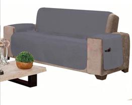 Protetor De Sofá Dupla Face Matelado 3 Lugares Impermeável