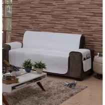 Protetor de Sofá Housen Impermeável 3 Lugares Branco Protetor de Sofá Housen Impermeável 3 Lugares Branco