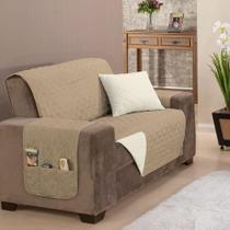 Protetor de Sofá Manu Dupla Face 4 Lugares - MR Enxovais Protetor de Sofá Manu Dupla Face 4 Lugares - MR Enxovais