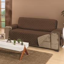 Protetor de Sofá Manu KING 4 Lugares King Kaqui/Marrom (2,40 mts Assento) Protetor de Sofá Manu KING 4 Lugares King Kaqui/Marrom (2,40 mts Assento)