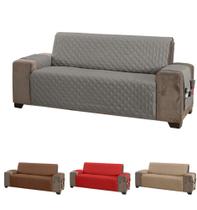 Protetor de sofá matelado tamanho especial padrão 2,2 metros capa sofa cor cinza Protetor de sofá matelado tamanho especial padrão 2,2 metros capa sofa cor cinza