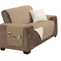Protetor de Sofá Padrão 2 Lugares Manu 100% Poliéster Dupla face Matelado Protetor de Sofá Padrão 2 Lugares Manu 100% Poliéster Dupla face Matelado
