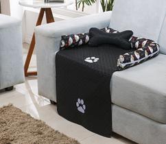 Protetor de Sofá Pet Estampado Com Almofadinha