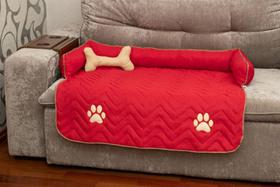 Protetor de Sofá Pet Snoopy Grande Vermelho - ComfortPet