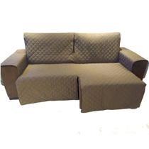 Protetor de sofa retratil 1,50 2 modulos de 0,75 cm cada + os braços forrado e com fixadorpara prender no encosto