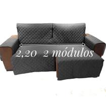 protetor de sofá retrátil assento 2,20 2 módulos mas assento impermeável + 2 cp almof 1,10x0,27 (largura total do sofa c protetor de sofá retrátil assento 2,20 2 módulos mas assento impermeável + 2 cp almof 1,10x0,27 (largura total do sofa c