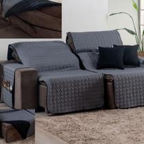 Protetor De Sofá Retrátil Com Amarril e Com Capas Almofada Tecido 400 Fios 2,40m - MR Enxovais Protetor De Sofá Retrátil Com Amarril e Com Capas Almofada Tecido 400 Fios 2,40m - MR Enxovais