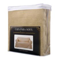 Protetor de Sofá Super Luxo 3 Lugares Tecido 100% Impermeável Capa Sofa Lisa Acquablock Karsten Pet