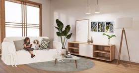 Protetor De Sofá Super Luxo 4 Lugares Tecido Brim Puro Algodão