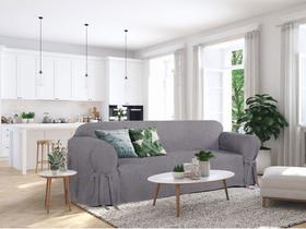 Protetor de Sofá Super Luxo 4 Lugares Tecido Impermeável