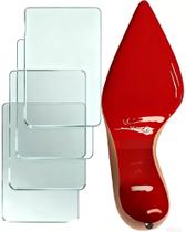 Protetor de Sola CZBYXA12 Silicone Transparente 20x11,5cm 2 Pares