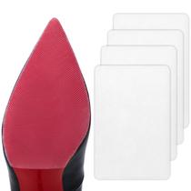 Protetor de sola de sapato GADEBAO, silicone, antiderrapante, 4 peças, transparente Protetor de sola de sapato GADEBAO, silicone, antiderrapante, 4 peças, transparente