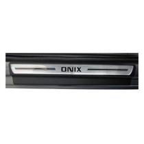 Protetor de Soleira Resinada Premium Onix 12/ 4 Portas Aço Escovado
