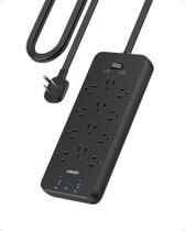 Protetor de Surto Anker Power Strip - 12 Tomadas AC, 1 USB-C e 2 USB Protetor de Surto Anker Power Strip - 12 Tomadas AC, 1 USB-C e 2 USB