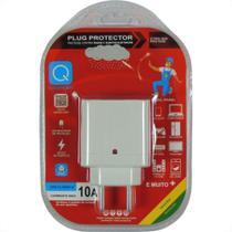 Protetor De Surto Plug 2P 10A Qualitronix Branco Qpp01B Protetor De Surto Plug 2P 10A Qualitronix Branco Qpp01B