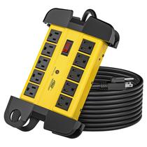 Protetor de Surto Power Strip CRST - 10 Tomadas, 2800J - Metal