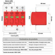 Protetor de Surtos AC SPD de Alta Corrente (40kA/60kA) - 385V - Dispositivo de Pára-raios