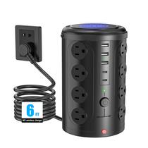 Protetor de Surtos Power Strip Tower UWIWUTEI com 16 Tomadas