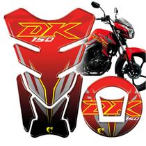 Protetor De Tanque Adesivo Moto Haojue Dk 150 Vermelho Protetor De Tanque Adesivo Moto Haojue Dk 150 Vermelho