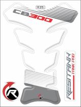 Protetor De Tanque Adesivo Tankpad Cb300cc Branco Cinza R375 Protetor De Tanque Adesivo Tankpad Cb300cc Branco Cinza R375