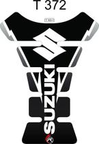 Protetor De Tanque Adesivo Tankpad Suzuki Yes Preto Branco Protetor De Tanque Adesivo Tankpad Suzuki Yes Preto Branco
