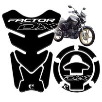 Protetor De Tanque Moto Factor Dx 2025 Preto