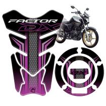 Protetor De Tanque resinado Moto Factor Dx 2025 Rosa