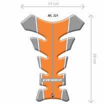 Protetor De Tanque Tankpad Cb 500 Laranja Cinza Protetor De Tanque Tankpad Cb 500 Laranja Cinza