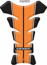 Protetor De Tanque Tankpad Cb 500f Preto/laranja Resitank Protetor De Tanque Tankpad Cb 500f Preto/laranja Resitank