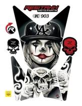 Protetor De Tanque Tankpad Clown Girl Bocal Kawazaki Z400 Protetor De Tanque Tankpad Clown Girl Bocal Kawazaki Z400