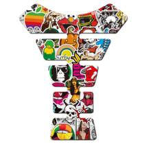 Protetor De Tanque Universal Sticker Bomb Tank Pad Adesivo Resinado Protetor De Tanque Universal Sticker Bomb Tank Pad Adesivo Resinado